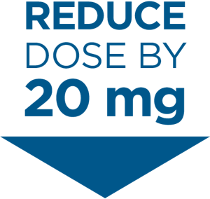 When strong CYP3A4 inhibitors cannot be avoided by patients on CABOMETYX + OPDIVO, reduce dose by 20 mg