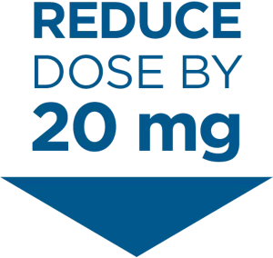 When strong CYP3A4 inhibitors cannot be avoided by patients on CABOMETYX + OPDIVO, reduce dose by 20 mg